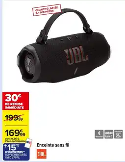 Carrefour JBL Enceinte sans fil offre