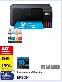 Carrefour EPSON Imprimante multifonctions offre