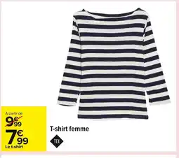 Carrefour T-shirt femme offre