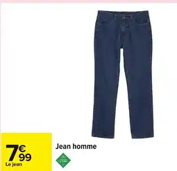 Carrefour Jean homme offre