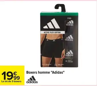 Carrefour ADIDAS Boxers homme offre