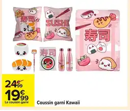 Carrefour Coussin garni Kawaii offre