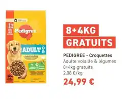 Tom&Co PEDIGREE-Croquettes Adulte volaille & légumes offre