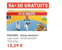 Tom&Co PEDIGREE -Snacks dentaires Light small offre