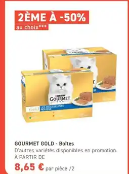 Tom&Co GOURMET GOLD - Boîtes offre