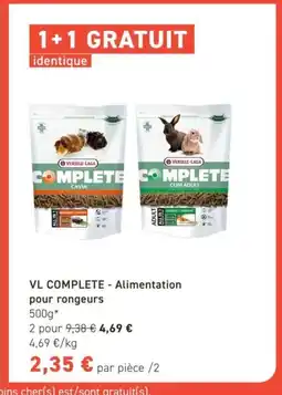 Tom&Co VL COMPLETE - Alimentation pour rongeurs offre