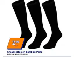 Action Chaussettes en bambou Pairz offre