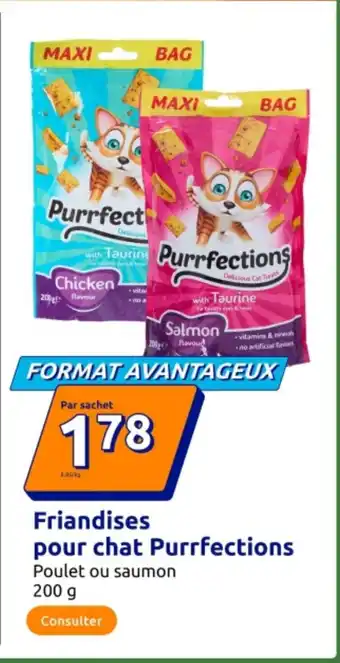 Action Friandises pour chat Purrfections offre