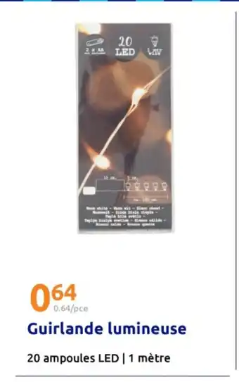 Action Guirlande lumineuse offre
