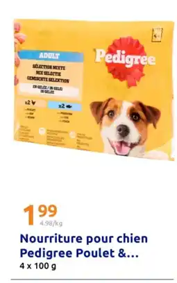 Action Nourriture pour chien Pedigree Poulet offre