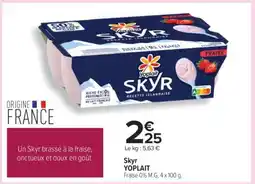 Carrefour Skyr Yoplait offre