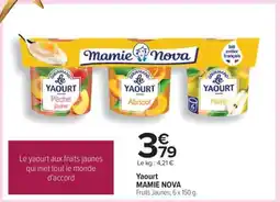 Carrefour Yaourt MAMIE NOVA offre