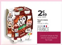 Carrefour Yaourt à boire YOP offre