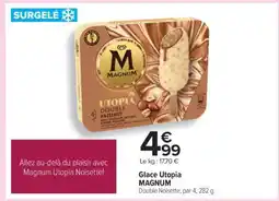 Carrefour Glace Utopia MAGNUM offre