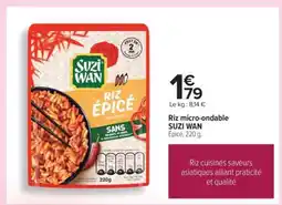 Carrefour Riz micro-ondable SUZI WAN offre