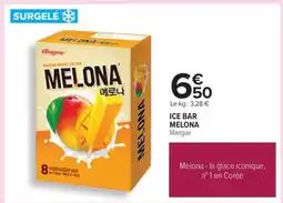 Carrefour ICE BAR MELONA offre