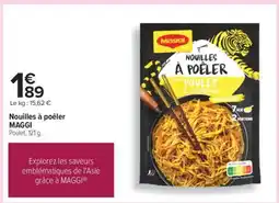Carrefour Nouilles à poêler MAGGI offre