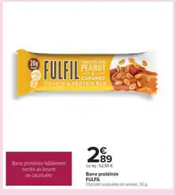 Carrefour Barre protéinée FULFIL offre