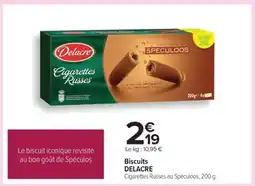 Carrefour Biscuits Delacre offre