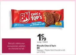 Carrefour Biscuits Choc & Top's BN offre