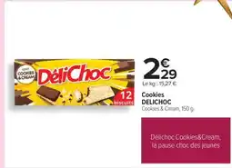 Carrefour Cookies DELICHOC offre