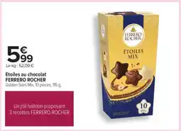 Carrefour Étoiles au chocolat FERRERO ROCHER offre