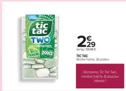 Carrefour TIC TAC offre
