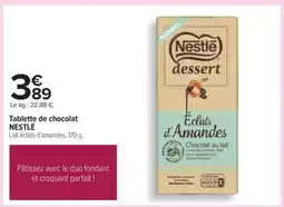 Carrefour TABLETTE DE CHOCOLAT “NESTLE” offre