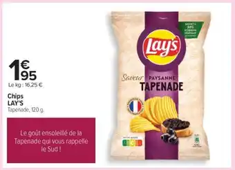 Carrefour CHIPS “LAY’S” offre