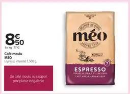 Carrefour Café moulu MÉO offre