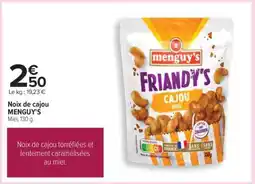 Carrefour Noix de cajou MENGUY'S offre