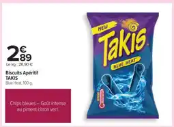 Carrefour Biscuits Apéritif TAKIS offre