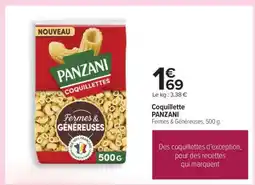 Carrefour Coquillette PANZANI offre