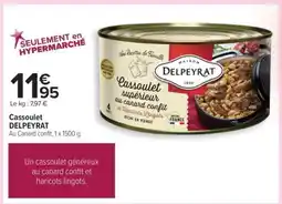 Carrefour Cassoulet DELPEYRAT offre
