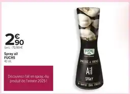 Carrefour Spray ail FUCHS offre