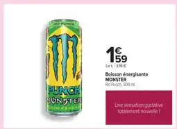 Carrefour Boisson Energisante Monster offre