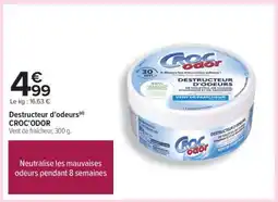 Carrefour Destructeur d'odeurs CROC'ODOR offre