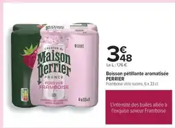 Carrefour Boisson pétillante aromatisée PERRIER offre