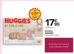 Carrefour Couches HUGGIES offre