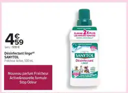 Carrefour Désinfectant linge SANYTOL offre