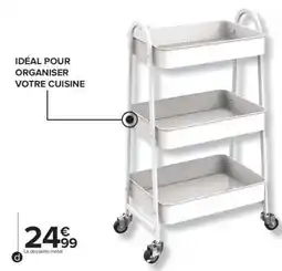 Carrefour La desserte métal offre