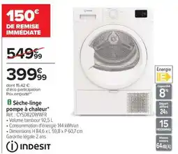 Carrefour SÈCHE-LINGE POMPE À CHALEUR offre