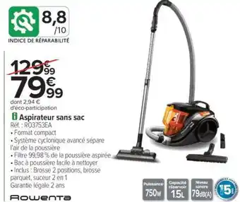 Aspirateur sans sac