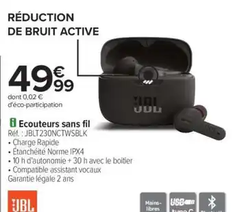 Carrefour Écouteurs sans fil offre