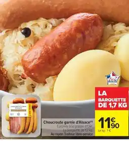Carrefour Market Choucroute garnie d'Alsace offre