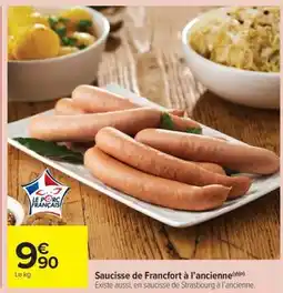 Carrefour Market Saucisse de Francfort à l’ancienne offre