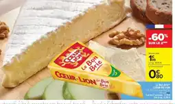 Carrefour Market Le Bon Brie Coeur De Lion offre