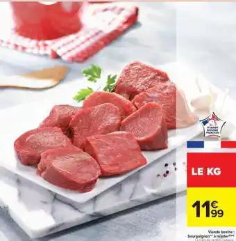 Carrefour Market Viande bovine : bourguignon** à mijoter offre
