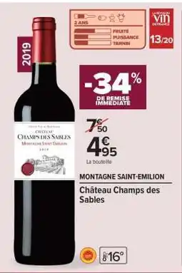 Carrefour Market Château Champs des Sables offre
