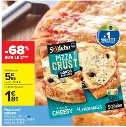 Carrefour Market Pizza crust offre